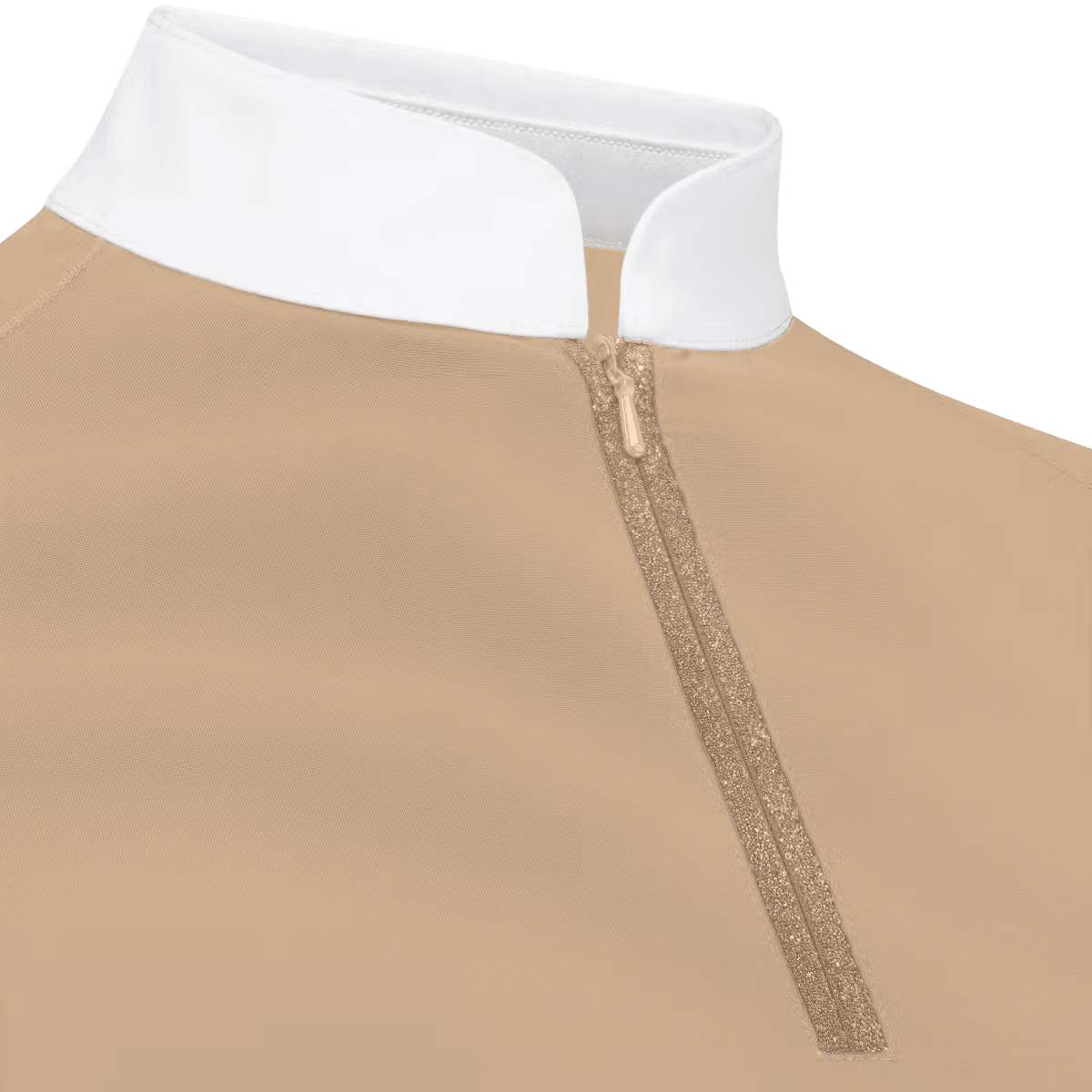 Kentucky Show Shirt Women Classic w/Glitter Zipper Long Sleeve