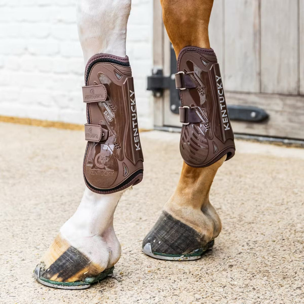 Kentucky Tendon Boots Bamboo Velcro - Løwenborg - Kentucky Horsewear