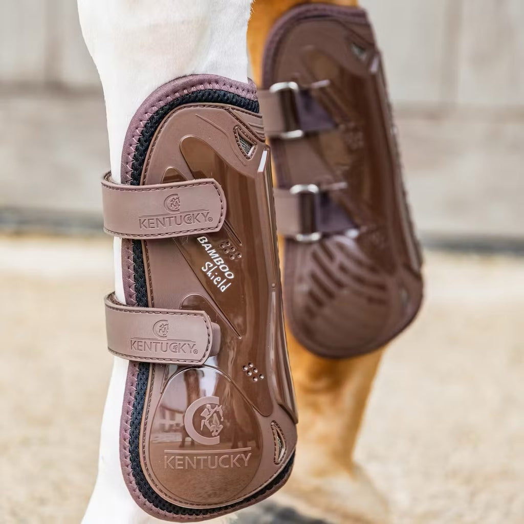 Kentucky Tendon Boots Bamboo Velcro - Løwenborg - Kentucky Horsewear