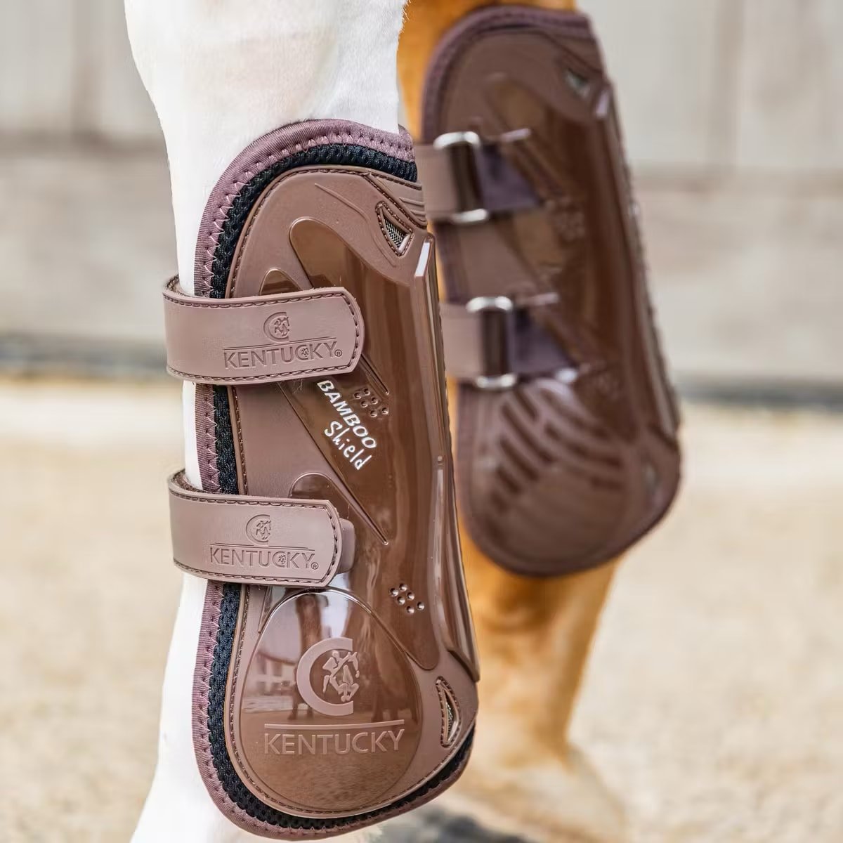 Kentucky Tendon Boots Bamboo Velcro - Løwenborg - Kentucky Horsewear