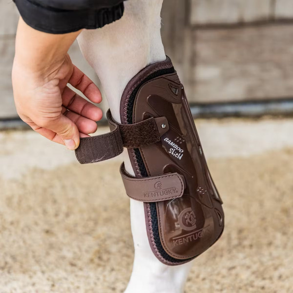 Kentucky Tendon Boots Bamboo Velcro - Løwenborg - Kentucky Horsewear