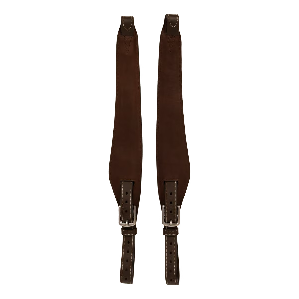 Dyon Leather Stirrup Strap Mono - Brun