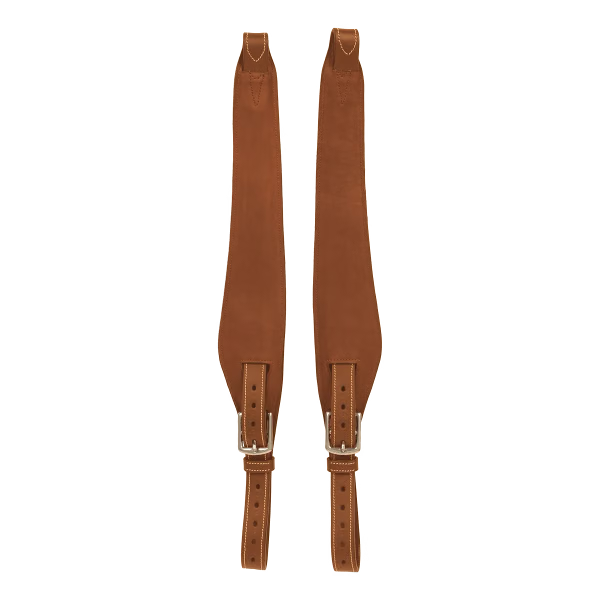 Dyon Leather Stirrup Strap Mono - Lys Brun