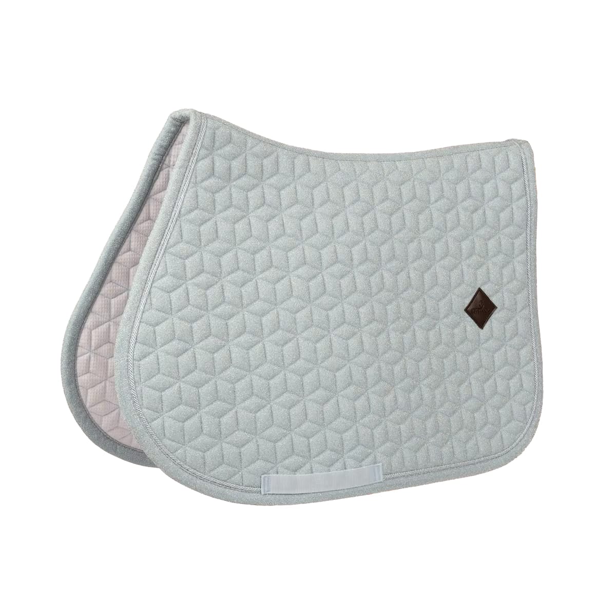 Kentucky Saddle Pad Full Sparkling Jumping - Lys Blå
