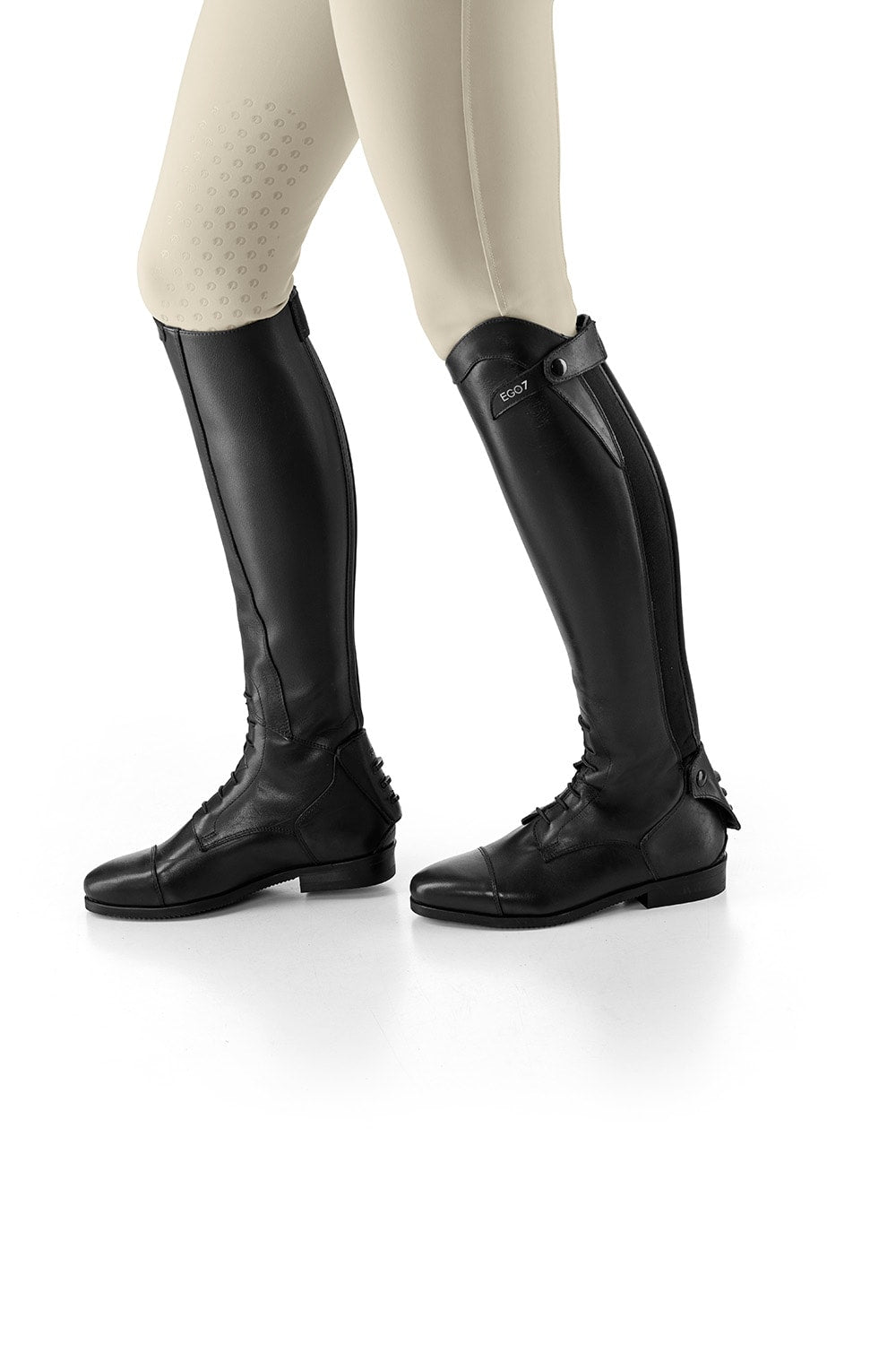 EGO7 Tall Boot Orion With Laces Black - Løwenborg - EGO7