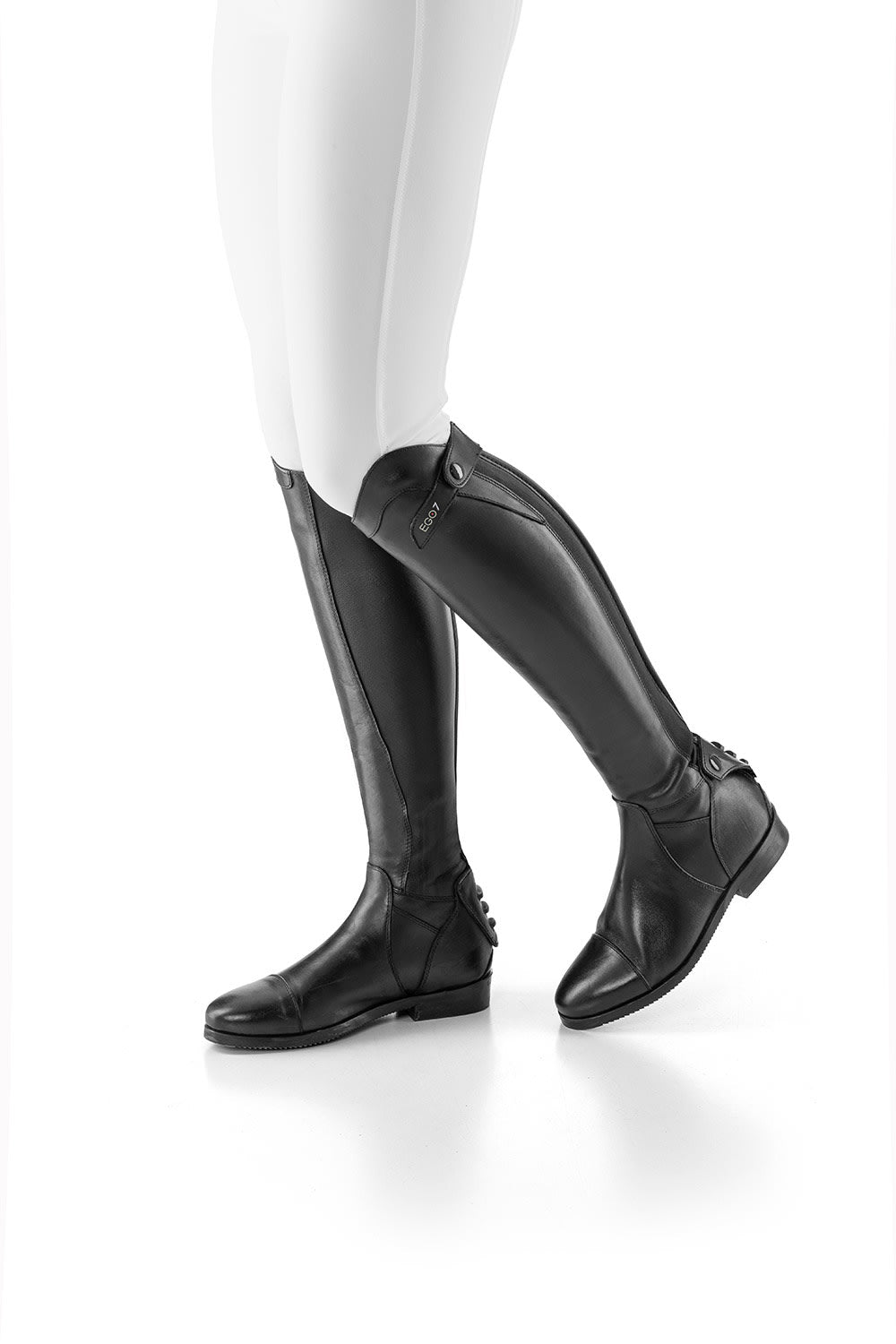 EGO7 Tall Boots Aries No Laces Black - Løwenborg - EGO7