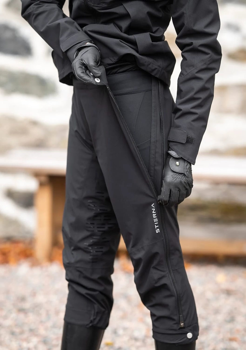 Stierna Storm Rain Pants Short - Løwenborg - Stierna