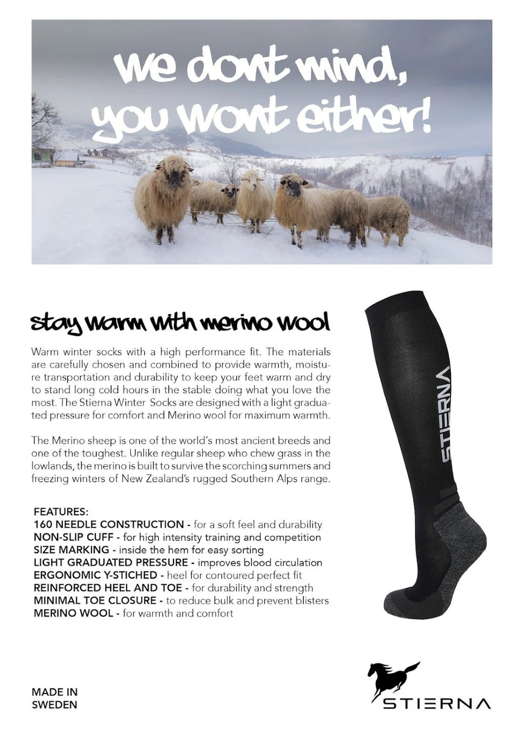 Stierna Winter Socks - Løwenborg - Stierna