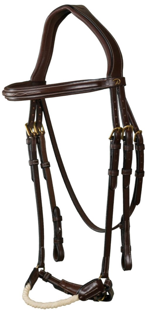 Dyon Rope Drop Noseband Bridle D Collection - Løwenborg - Dy'on
