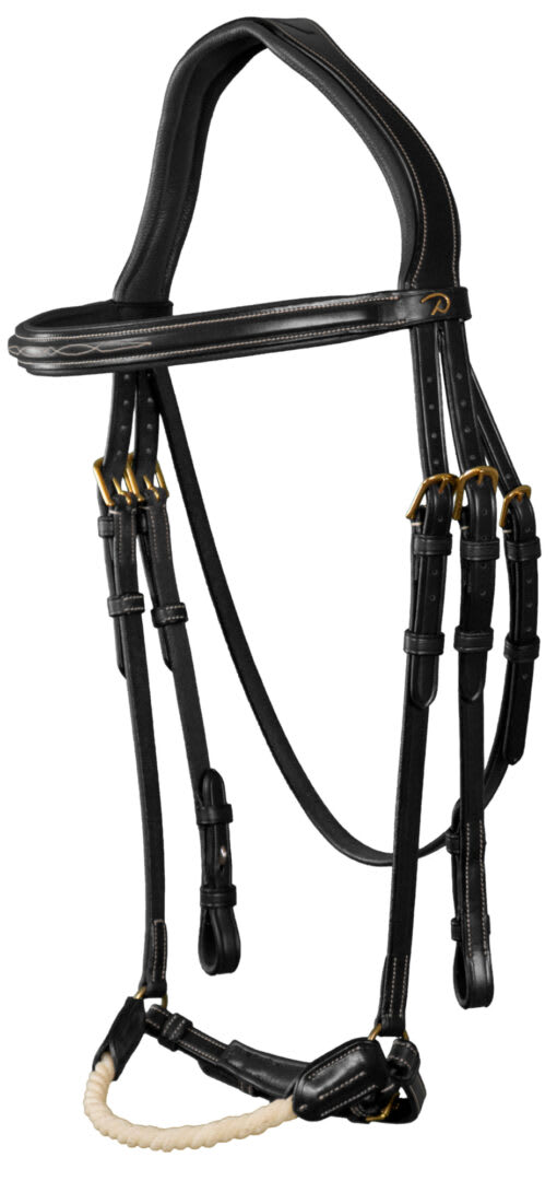 Dyon Rope Drop Noseband Bridle D Collection - Løwenborg - Dy'on