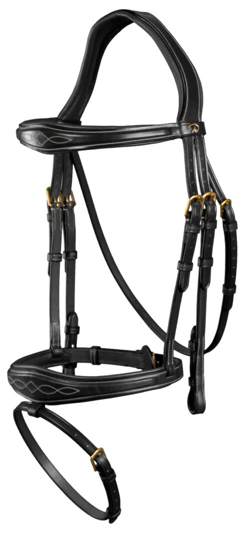 Dyon Anatomic Flash Noseband Bridle D Collection - Løwenborg - Dy'on