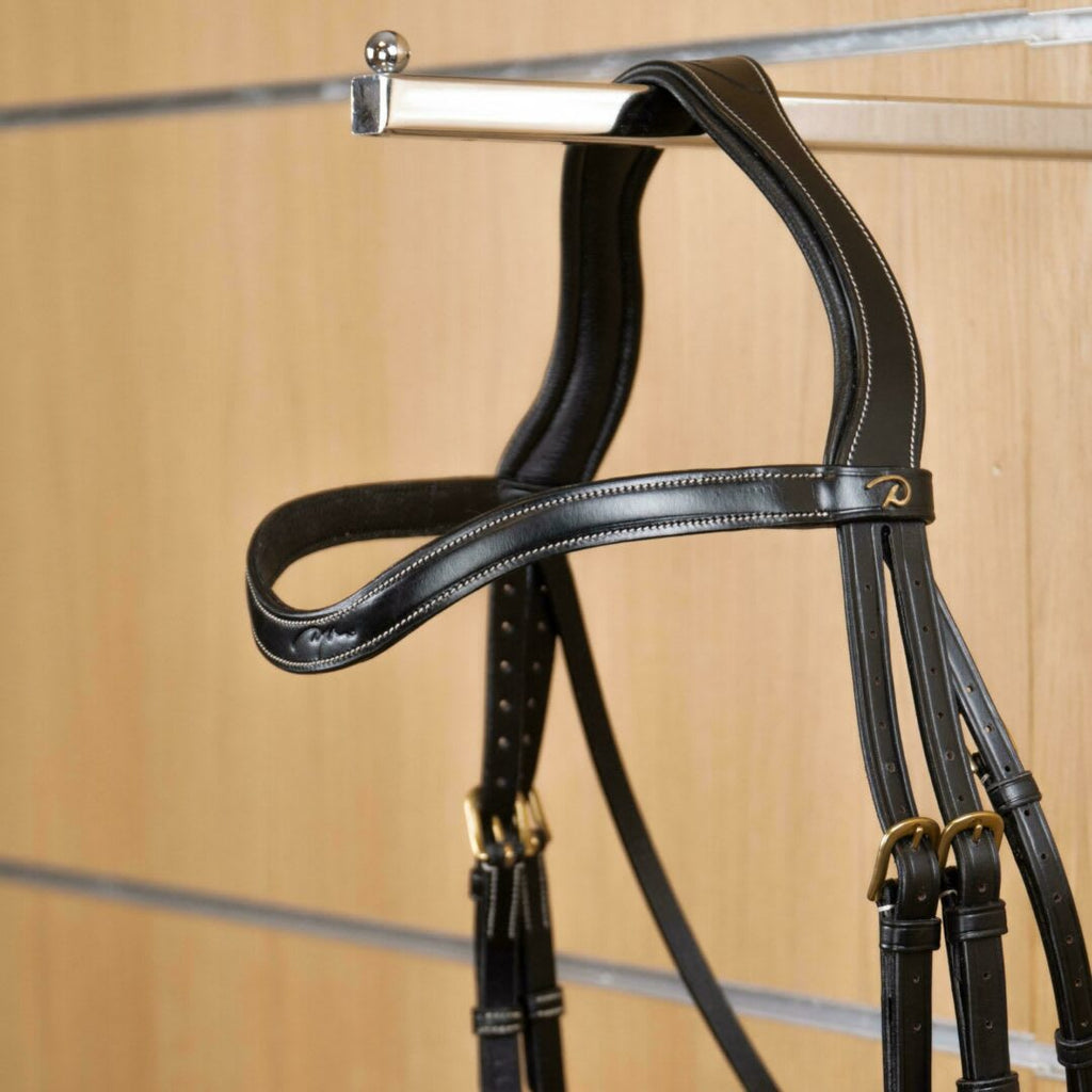 Dyon Flat Leather V - Shaped Browband D Collection - Løwenborg - Dy'on
