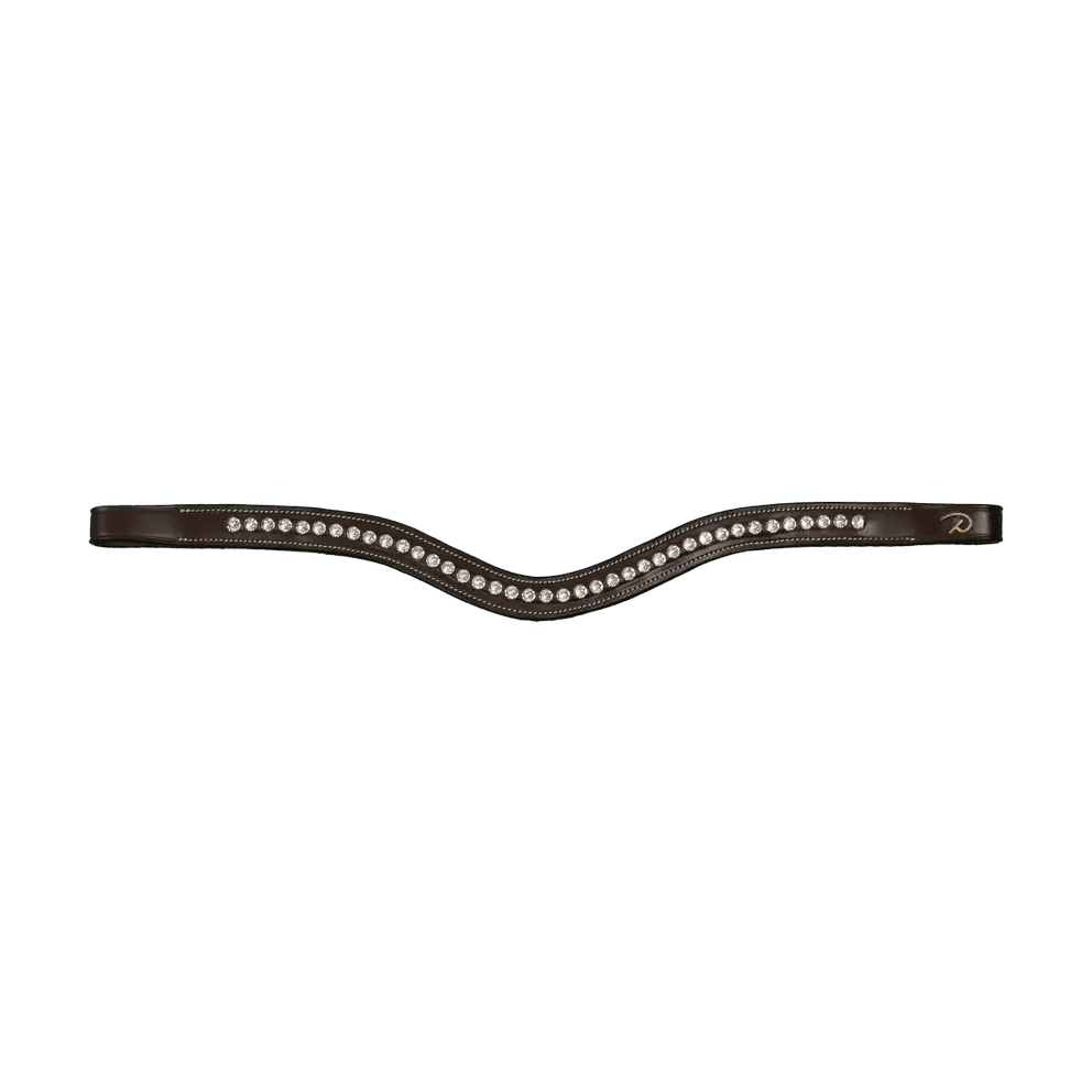 Dyon White Swarovski V - Shaped Browband D Collection - Løwenborg - Dy'on