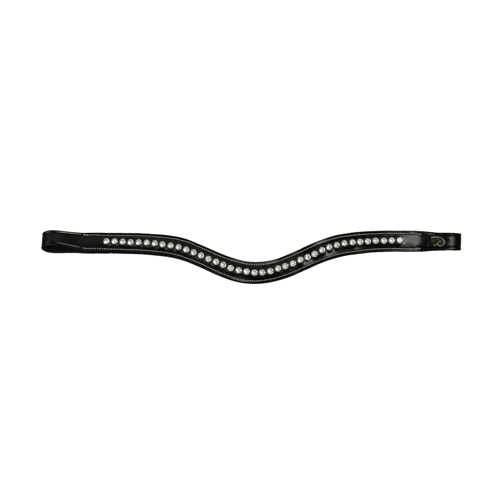 Dyon White Swarovski V - Shaped Browband D Collection - Løwenborg - Dy'on
