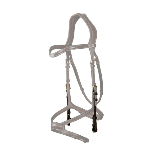 Dyon Cheekpieces for 1 - strap Headpiece D Collection - Løwenborg - Dy'on
