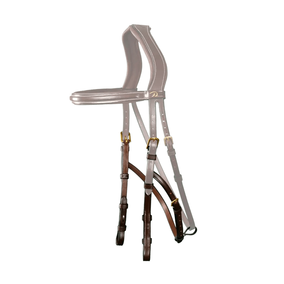 Dyon Hackamore Cheekpieces D Collection - Løwenborg - Dy'on