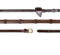 Dyon 13mm Rubber Reins With 7 Leather Loops D Collection - Løwenborg - Dy'on
