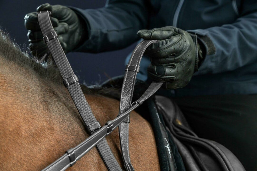 Dyon 16mm Hunter Reins With 7 Leather Loops D Collection - Løwenborg - Dy'on
