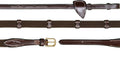 Dyon 16mm Web Reins With 9 Leather Loops D Collection - Løwenborg - Dy'on