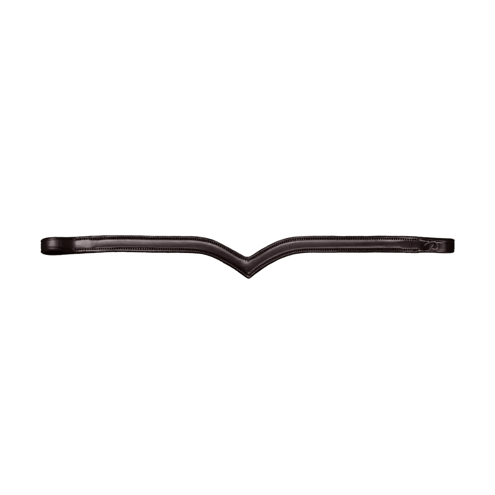 Dyon Flat Leather V - Shaped Browband Icelandic - Løwenborg - Dy'on