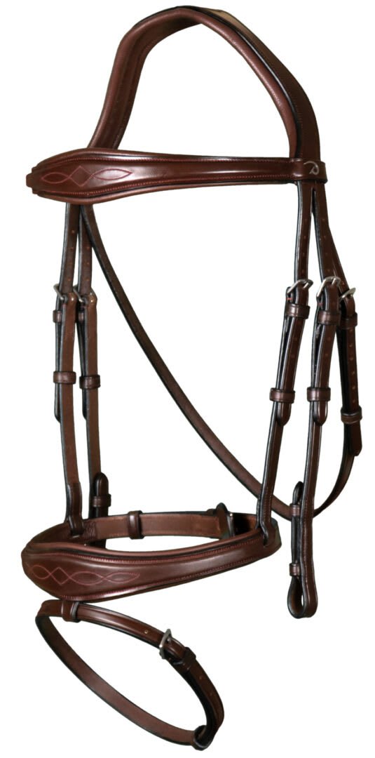 Dyon Anatomic Flash Noseband Bridle New English Collection - Løwenborg - Dy'on