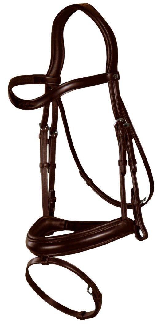 Dyon Matte Medium Noseband Bridle With Flash New English Collection - Løwenborg - Dy'on