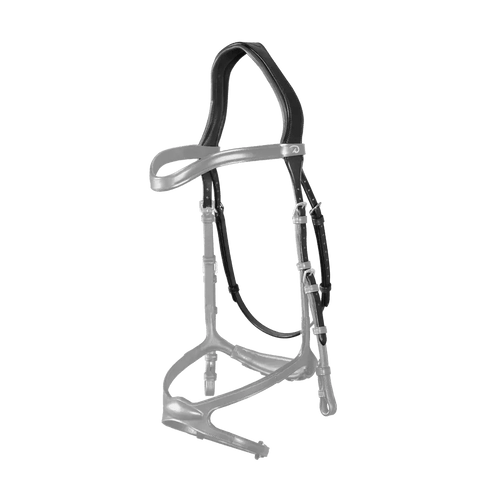 Dyon 1 - strap Headpiece with throat latch New English Collection - Løwenborg - Dy'on