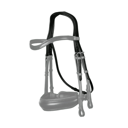 Dyon Dressage Double Bridle Headpiece New English Collection - Løwenborg - Dy'on