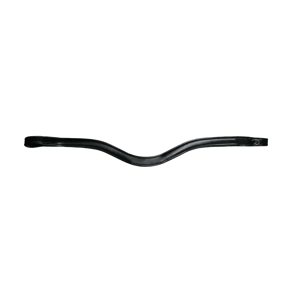 Dyon Flat Leather V - Shaped Browband New English Collection - Løwenborg - Dy'on