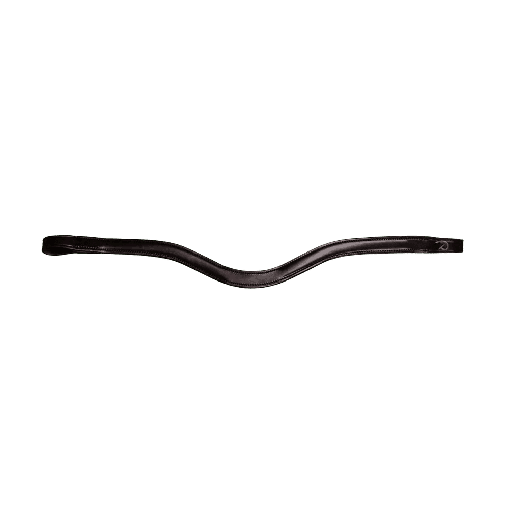Dyon Flat Leather V - Shaped Browband New English Collection - Løwenborg - Dy'on