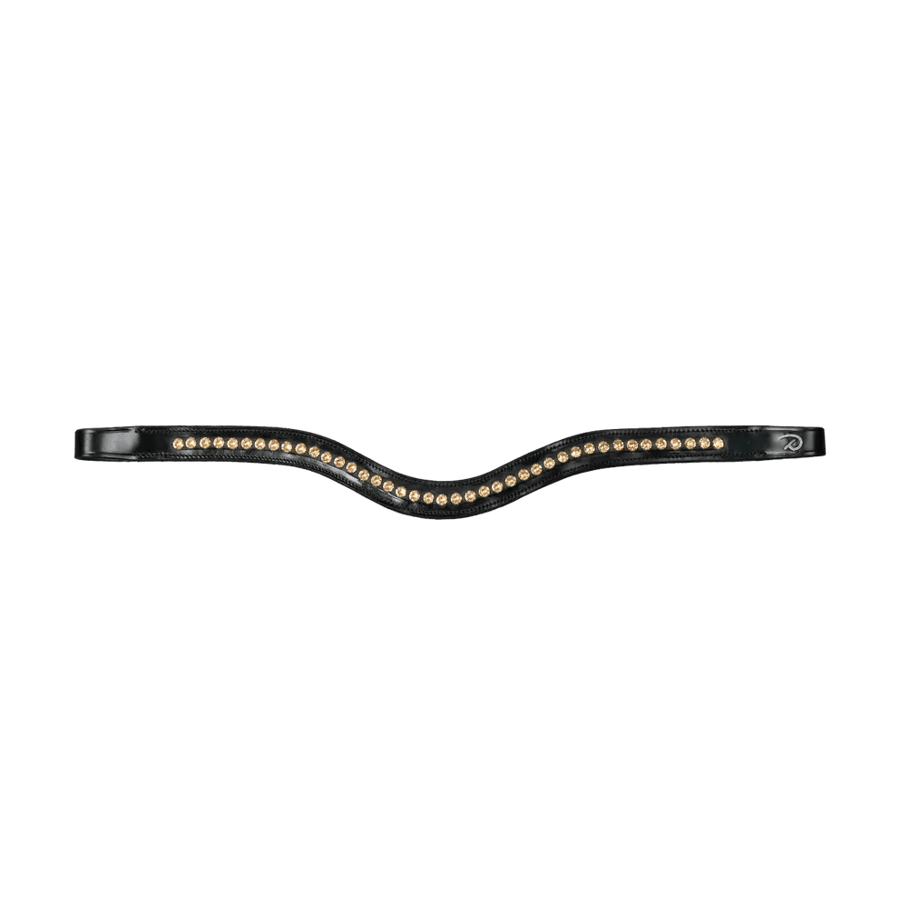Dyon Gold Swarovski V - Shave Browband New English Collection - Løwenborg - Dy'on