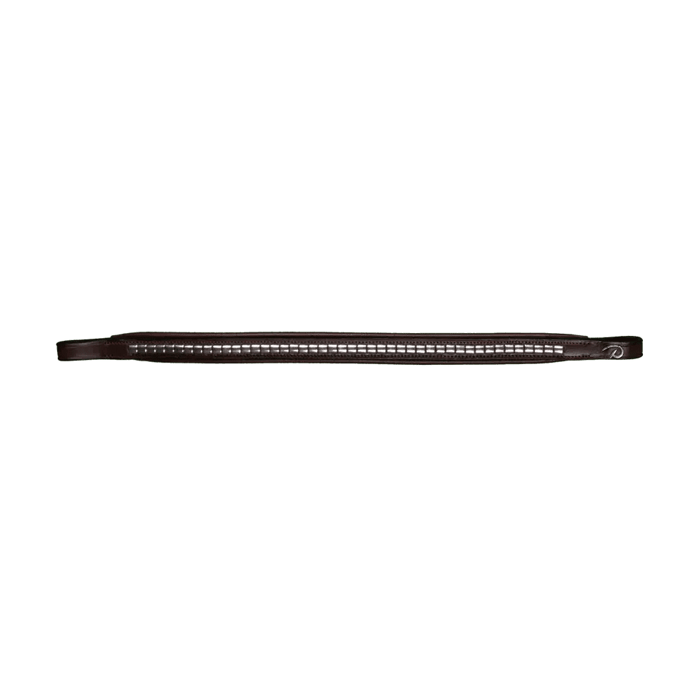 Dyon Silver Clincher Straight Browband New English Collection - Løwenborg - Dy'on