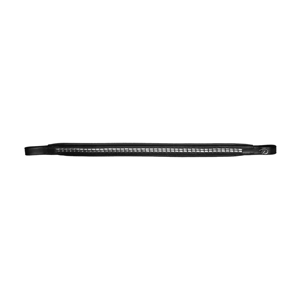 Dyon Silver Clincher Straight Browband New English Collection - Løwenborg - Dy'on