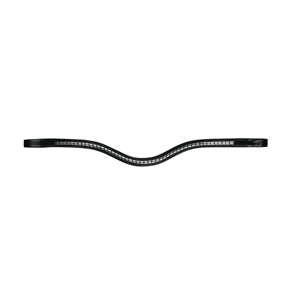 Dyon Silver Clincher V - Shaped Browband New English Collection - Løwenborg - Dy'on