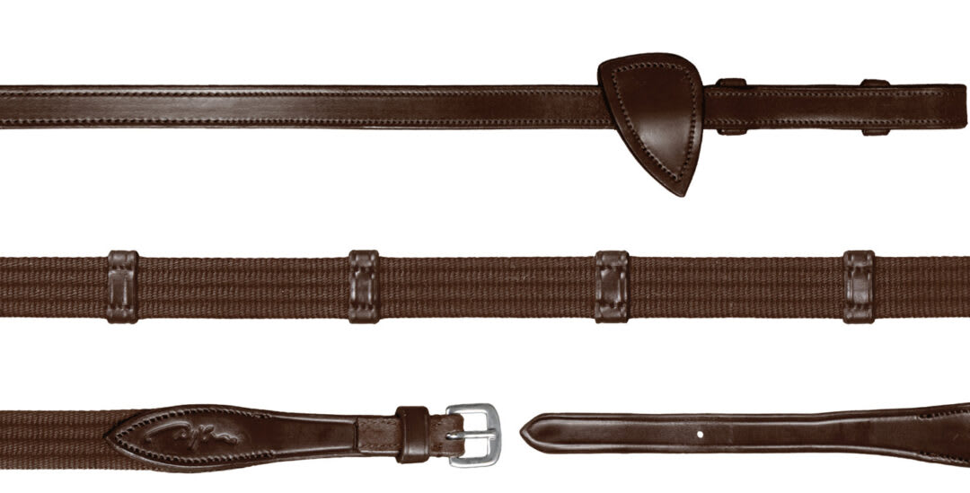 Dyon 16mm Web Reins With 9 Leather Loops New English Collection