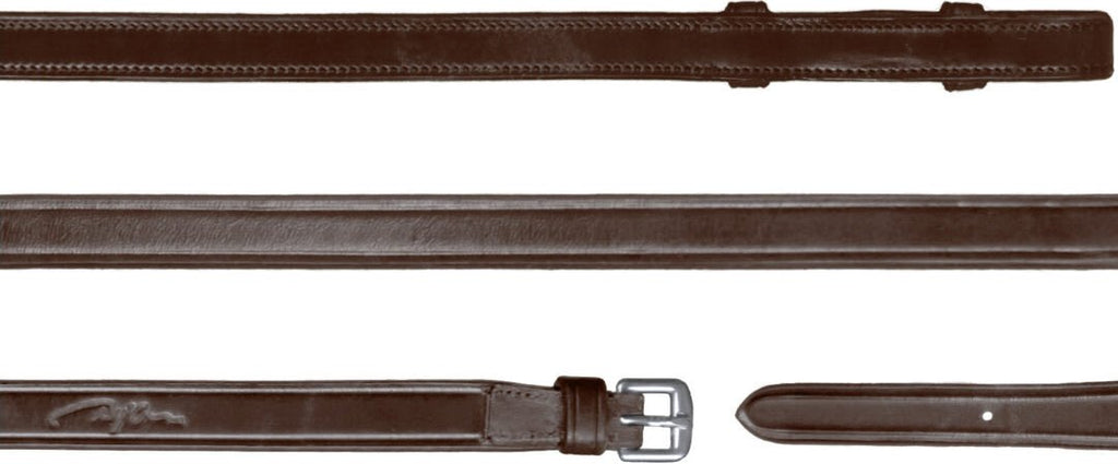 Dyon 13mm Full Leather Double Bridle Reins New English Collection - Løwenborg - Dy'on