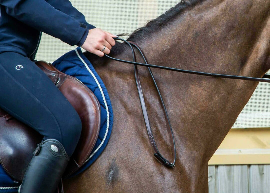 Dyon 13mm Full Leather Double Bridle Reins New English Collection - Løwenborg - Dy'on