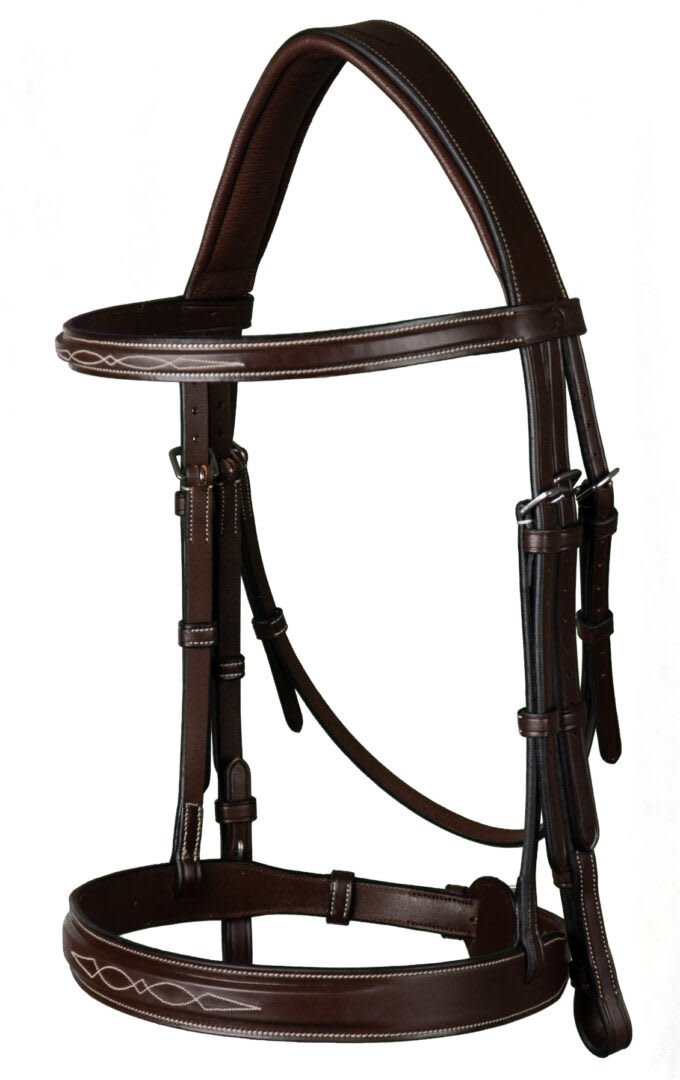 Dyon Cavesson Hunter Noseband Bridle US Collection - Løwenborg - Dy'on