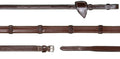 Dyon 13mm Rubber Reins With 7 Leather Loops US Collection - Løwenborg - Dy'on