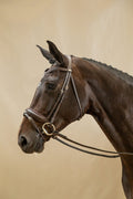 Dyon Matte Large Crank Noseband Bridle With Flash Working By Dyon - Løwenborg - Dy'on