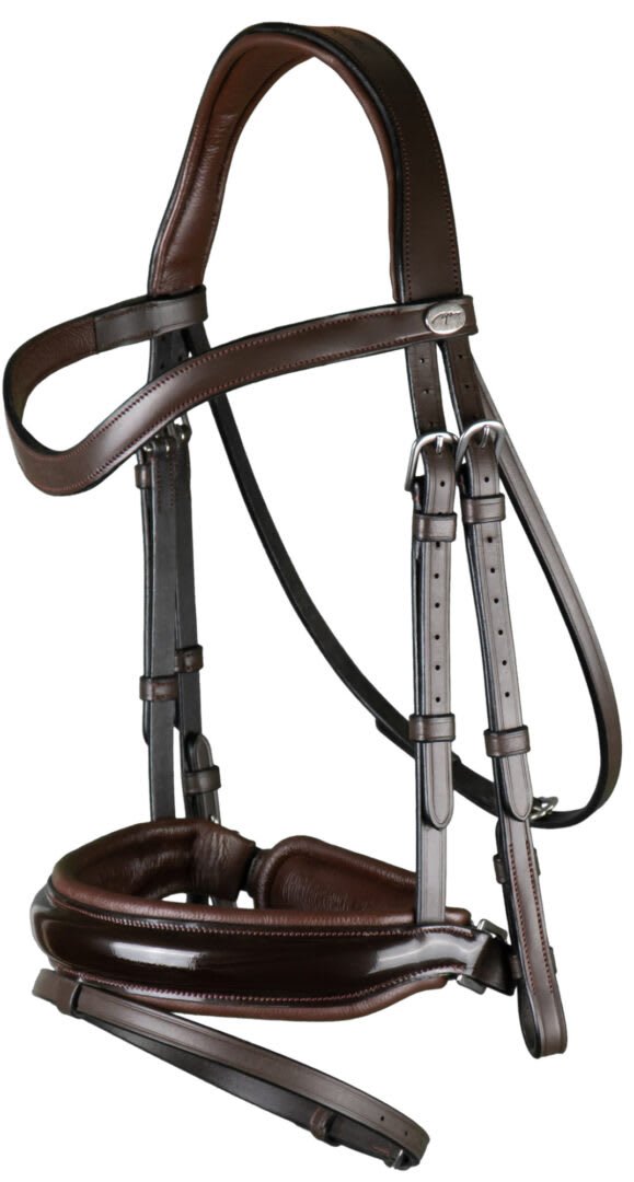 Dyon Patent Large Crank Noseband Bridle With Flash Working By Dyon - Løwenborg - Dy'on