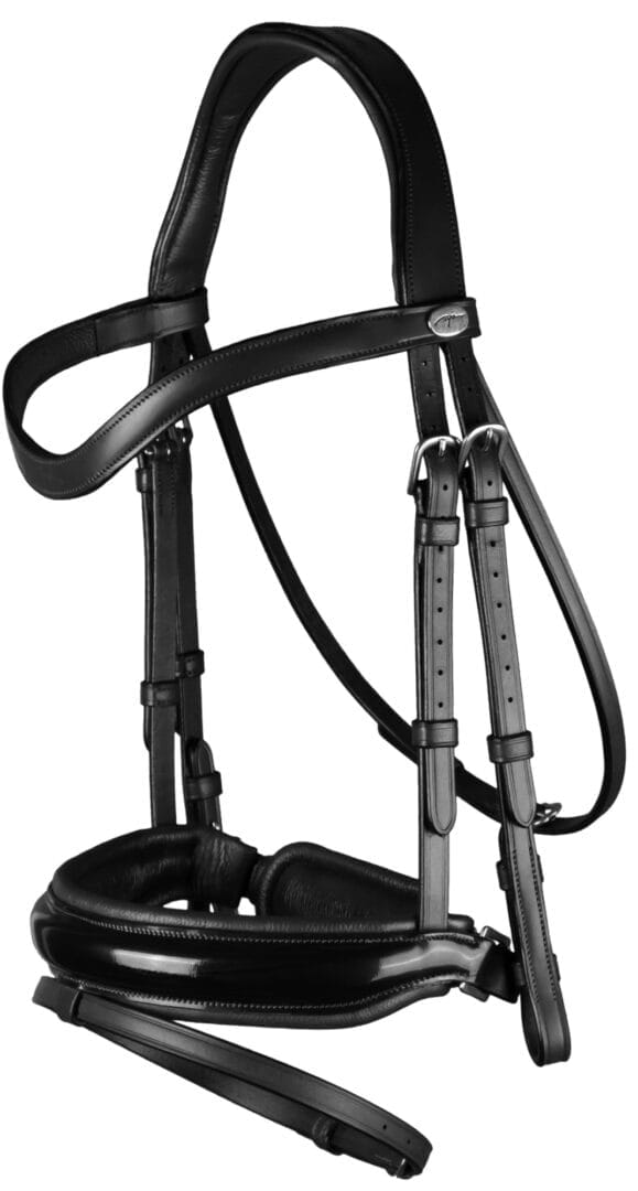 Dyon Patent Large Crank Noseband Bridle With Flash Working By Dyon - Løwenborg - Dy'on