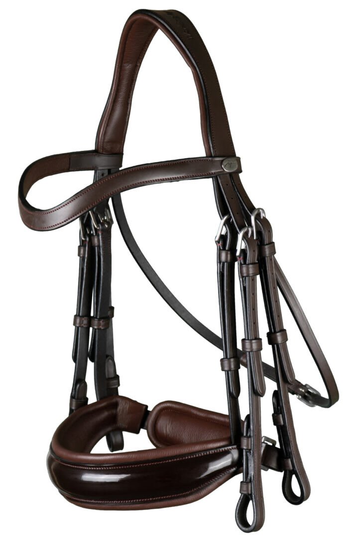 Dyon Patent Large Crank Noseband Double Bridle Working By Dyon - Løwenborg - Dy'on