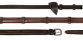Dyon 13mm Rubber Reins With 7 Leather Loops Working By Dyon - Løwenborg - Dy'on