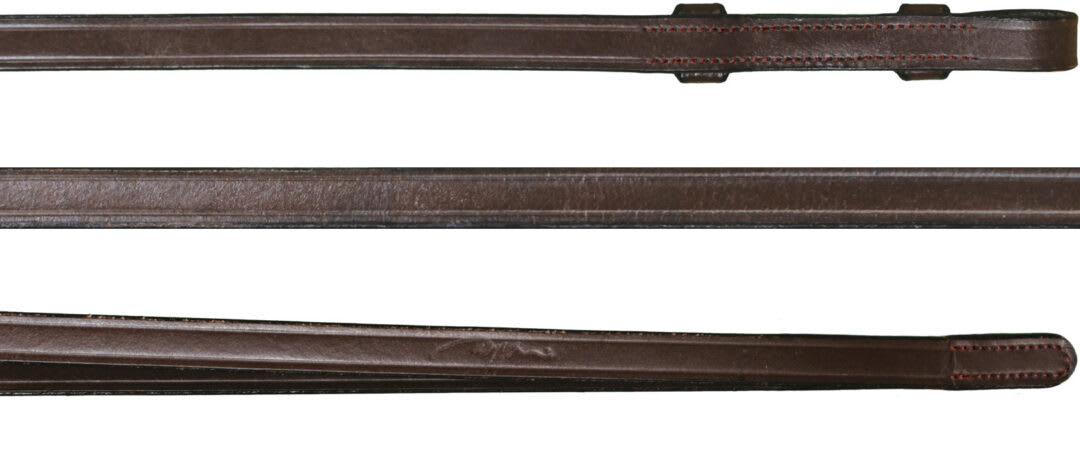 Dyon 13mm Full Leather Double Bridle Reins Working By Dyon