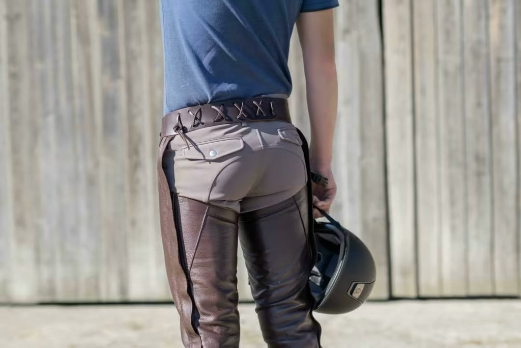 Dyon Leather Long Chaps - Løwenborg - Dy'on