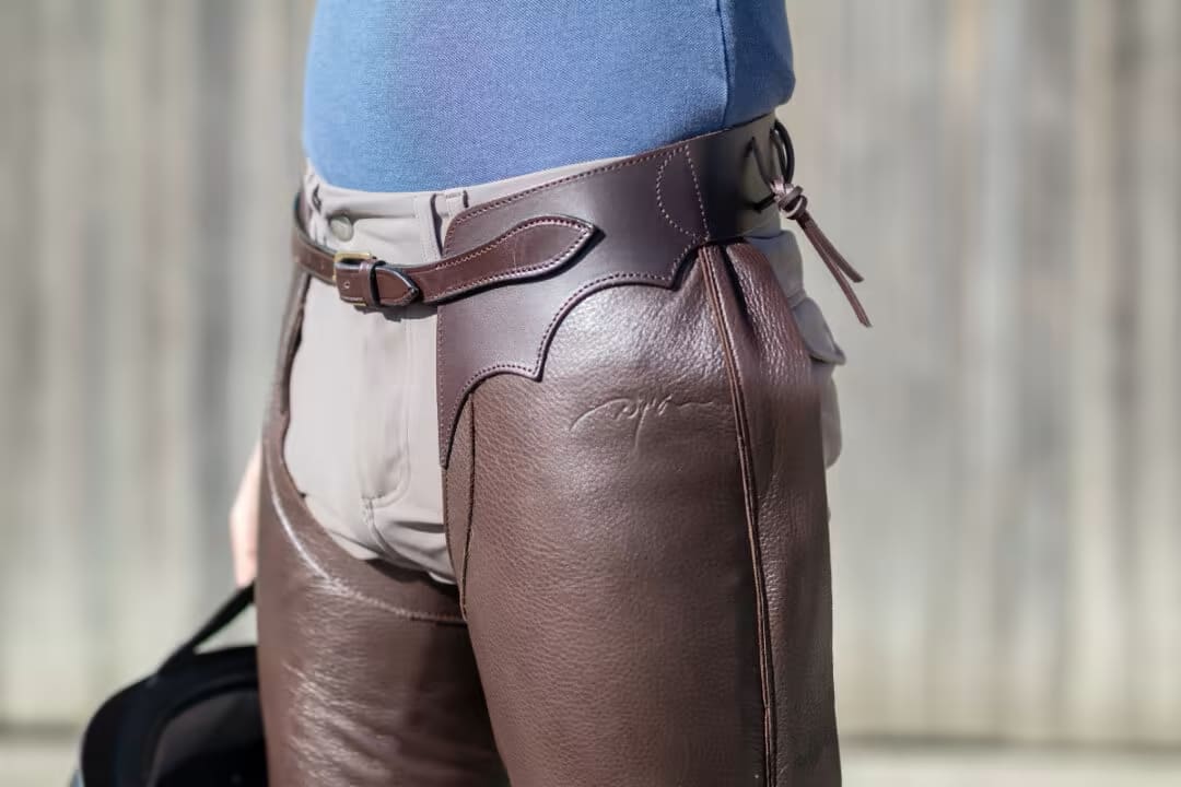 Dyon Leather Long Chaps