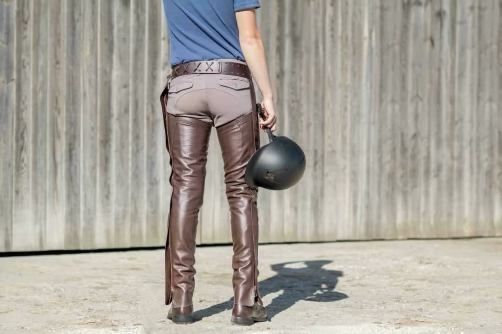 Dyon Leather Long Chaps - Løwenborg - Dy'on