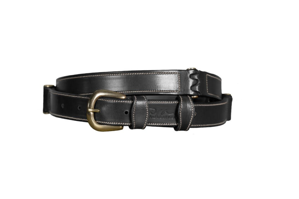 Dyon Flat Leather Belt - Løwenborg - Dy'on