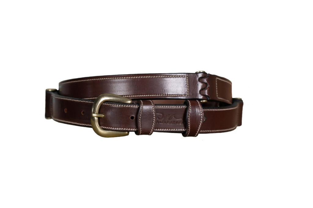 Dyon Flat Leather Belt - Løwenborg - Dy'on